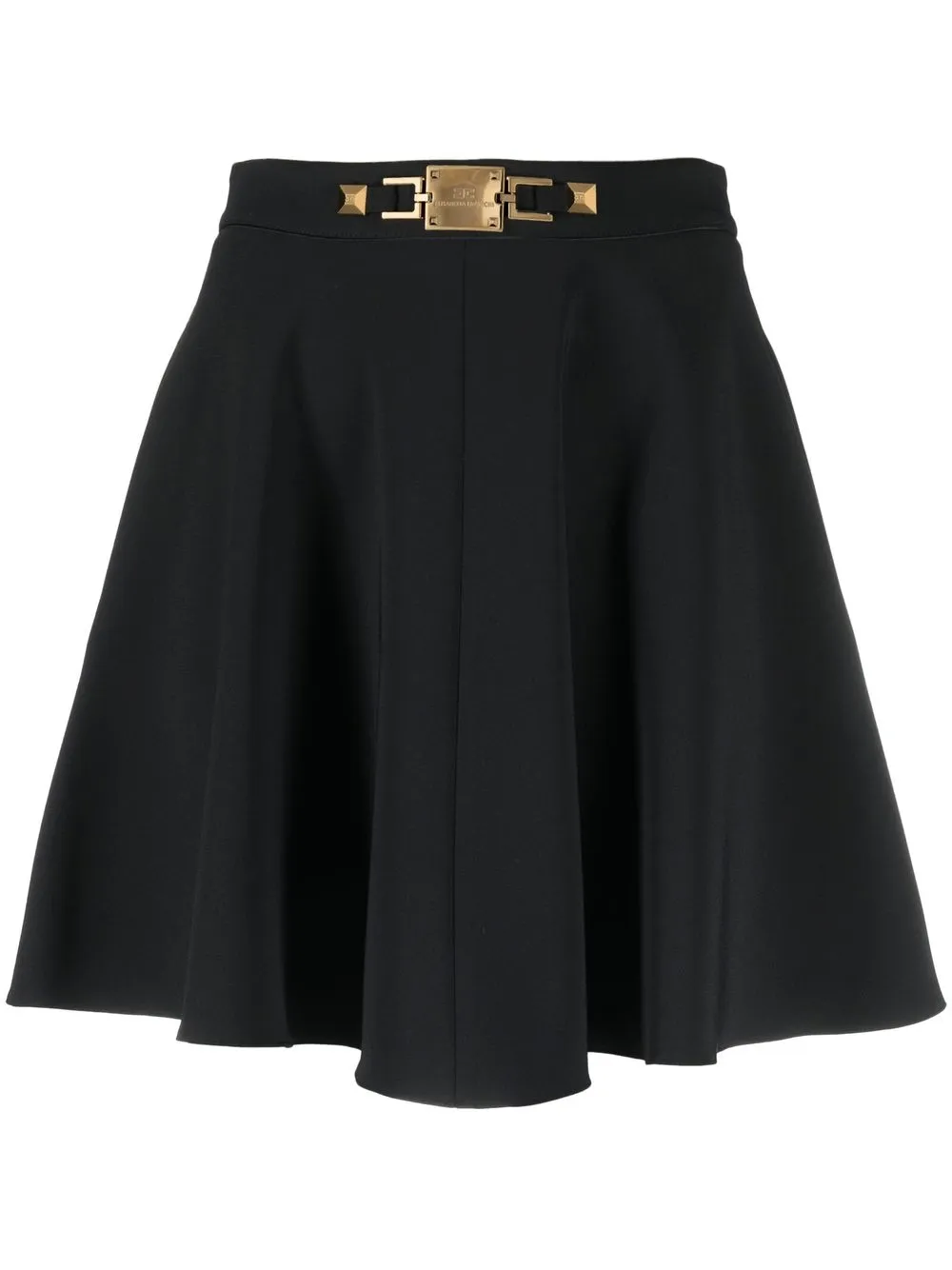 

Elisabetta Franchi A-line mini skater skirt - Black