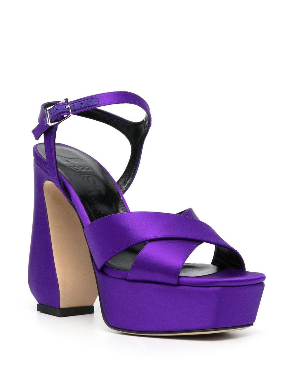 Shop Si Rossi 140mm Buckle-fastening Sandals In Violett