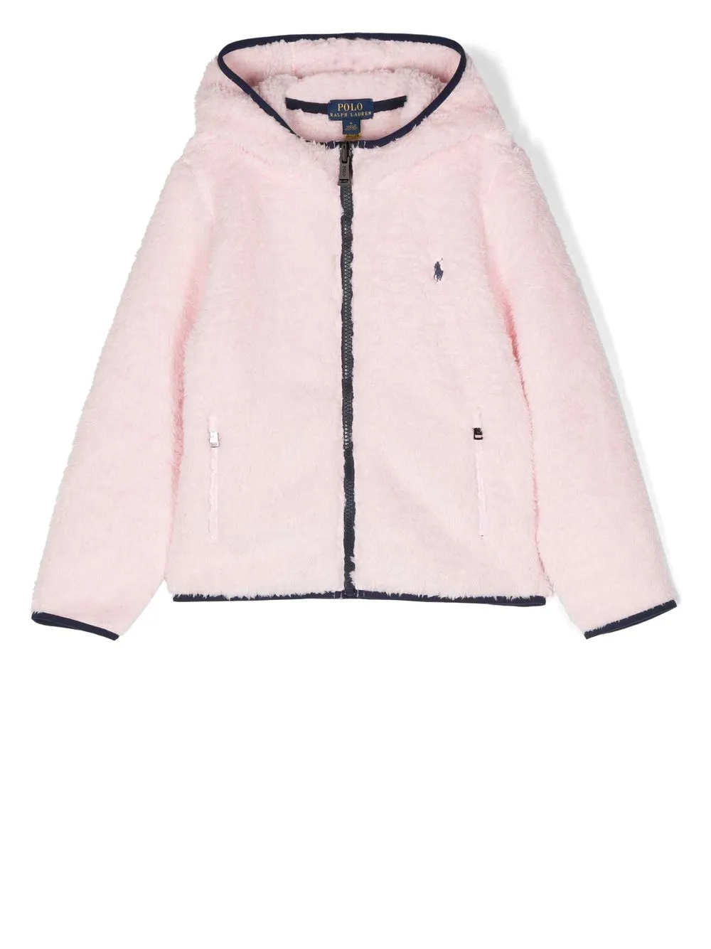 

Ralph Lauren Kids hoodie con cierre - Rosado
