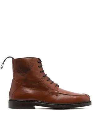 Blu Stivali stringati Farfetch Uomo Scarpe Stivali Stivali stringati 