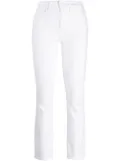 PAIGE slim-cut high-waist jeans - White