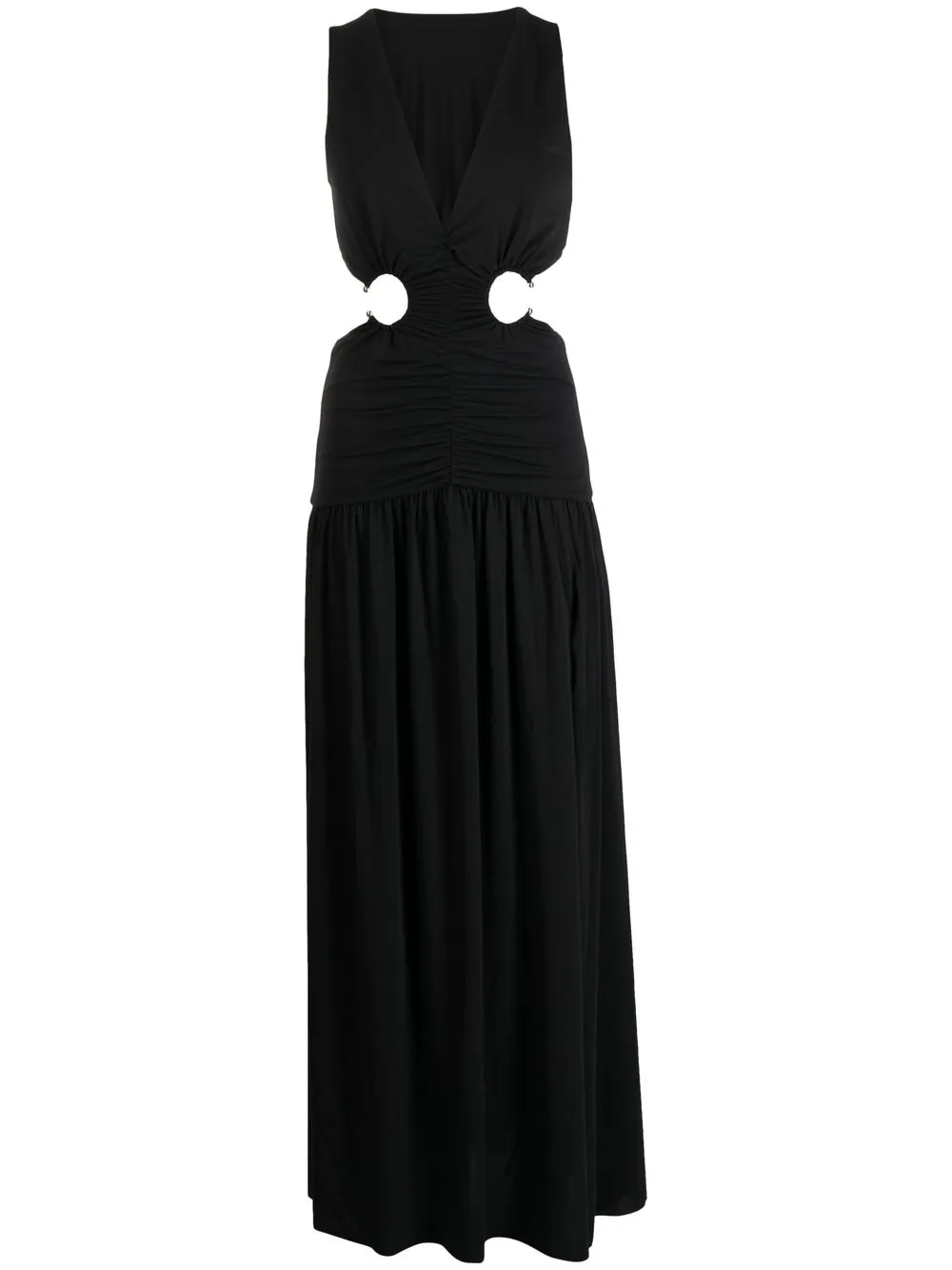 

BEC + BRIDGE cutout-detail ruched maxi dress - Black