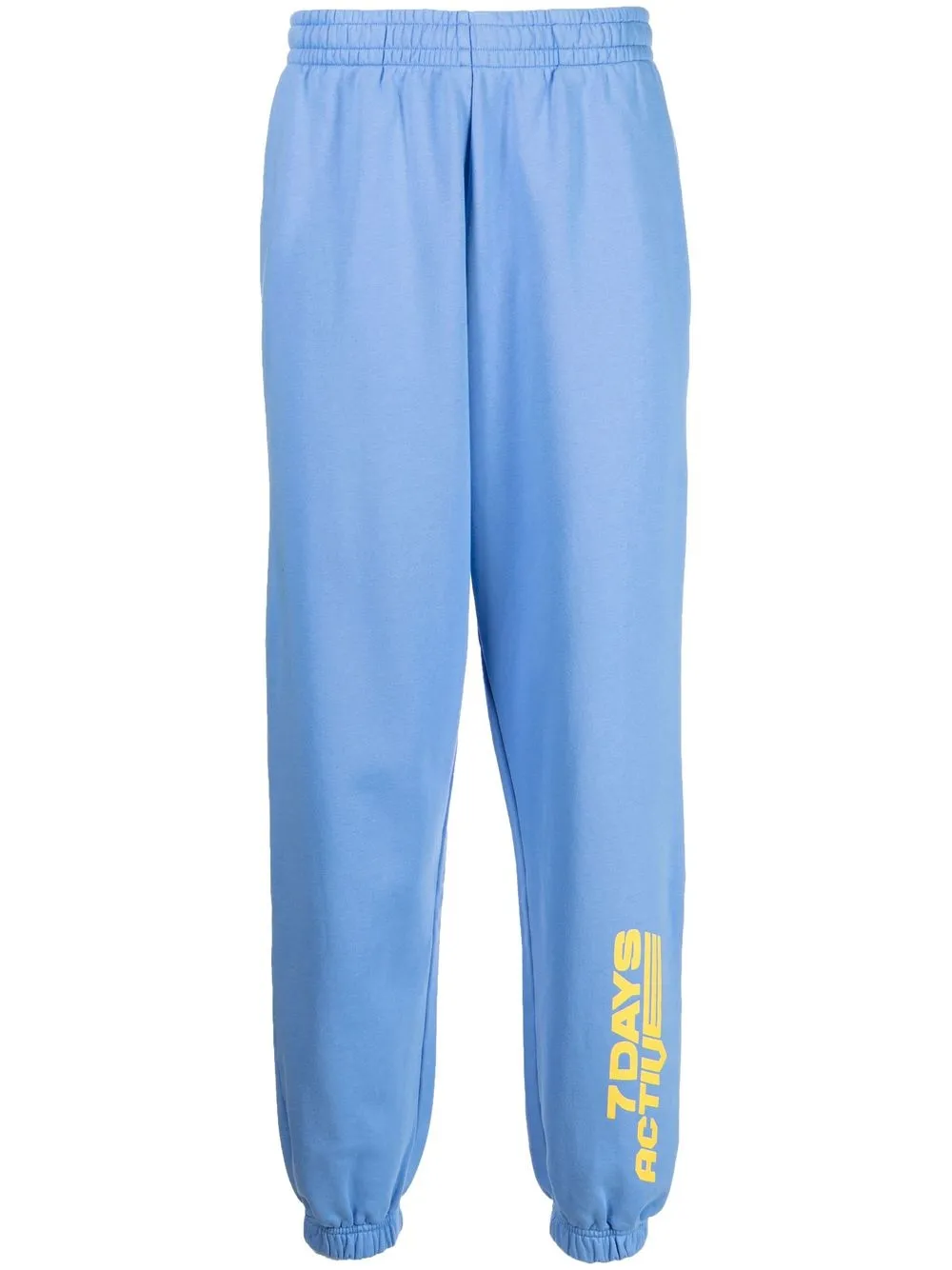 

7 DAYS Active logo-print leg track pants - Blue