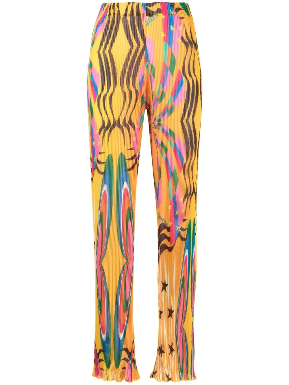 

SIEDRES pantalones rectos con motivo - Multicolor