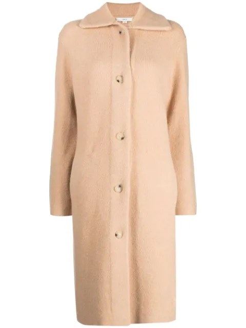 Vince single-breasted button coat