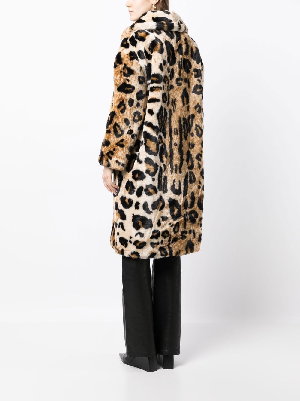 korroderer Har det dårligt skuffe Jakke leopard-print Coat - Farfetch