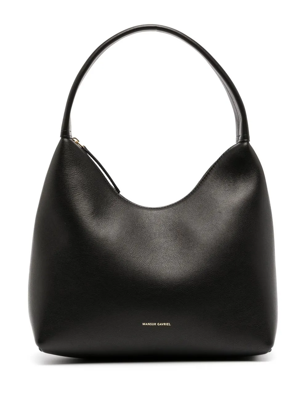 Mansur Gavriel logo-lettering Leather Shoulder Bag - Farfetch