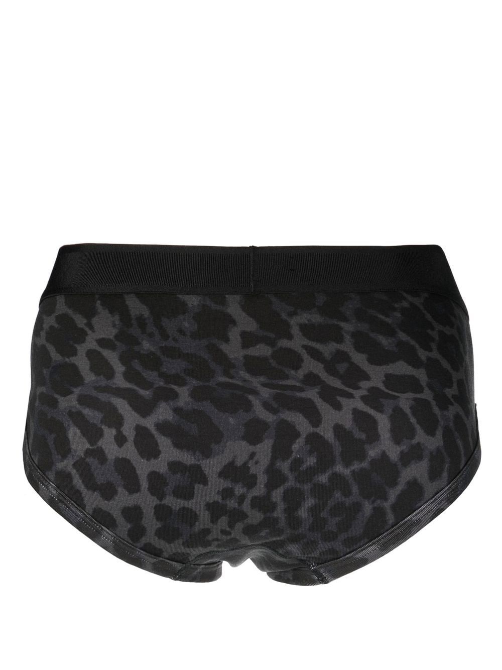 TOM FORD Slip met luipaardprint - Grijs