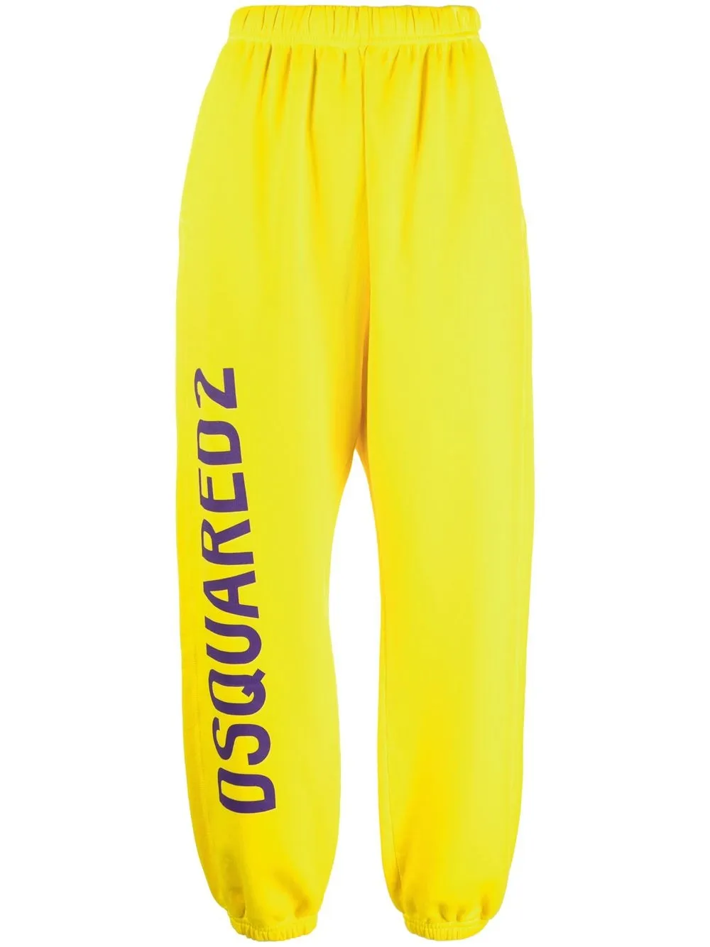 

Dsquared2 logo-print cotton sweatpants - Yellow