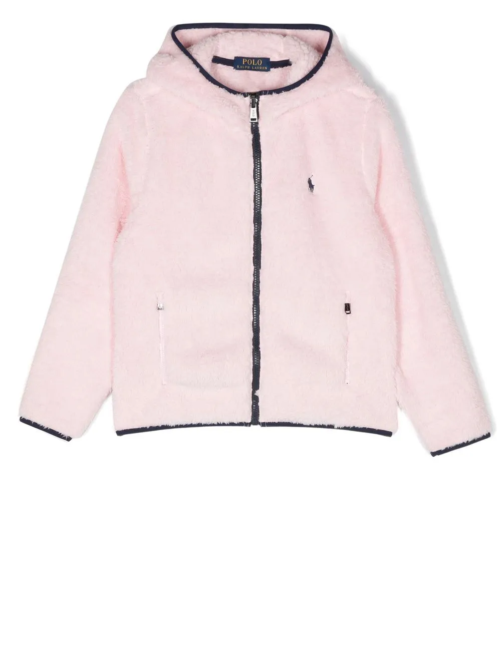 

Ralph Lauren Kids fleece zip-up hoodie - Pink