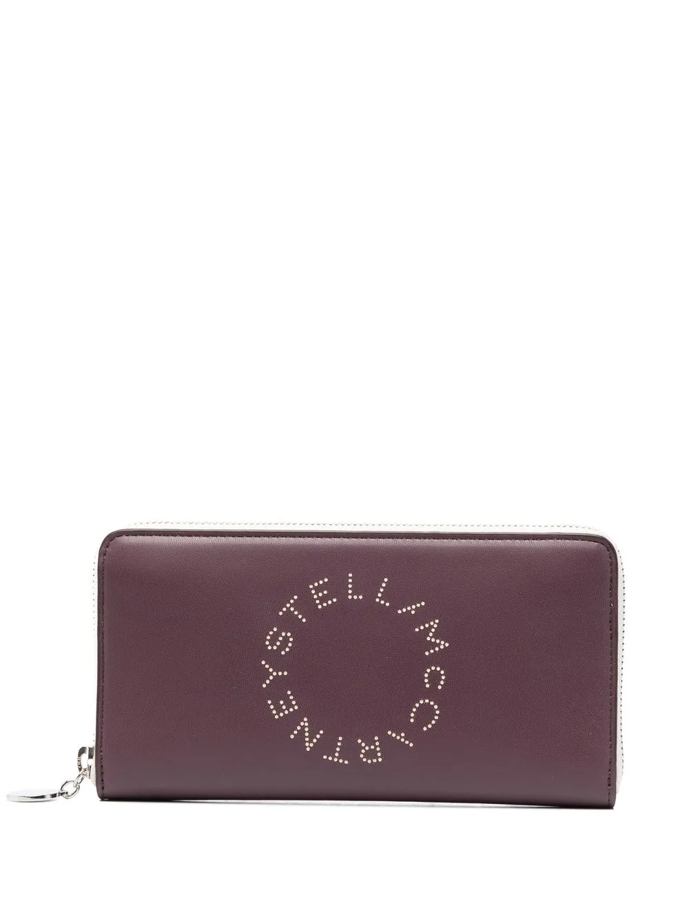 

Stella McCartney cartera con logo estampado - Morado