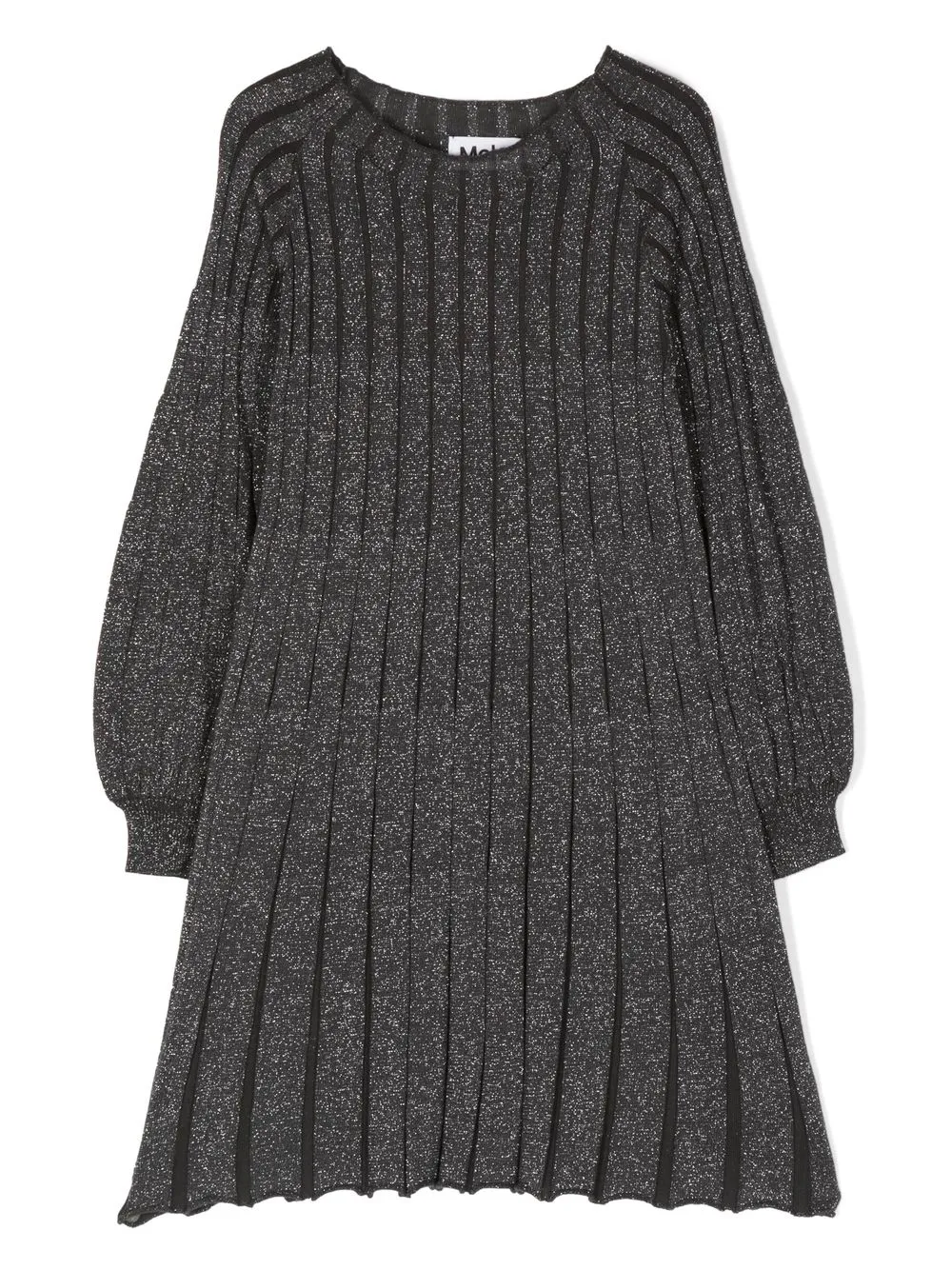 

Molo vestido midi plisado - Gris