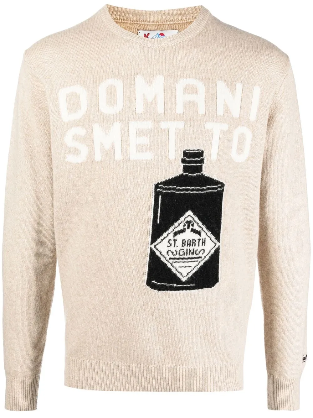 

MC2 Saint Barth crew-neck knit jumper - Neutrals