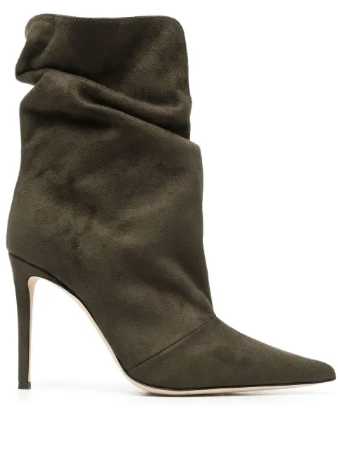 Giuseppe Zanotti botas de gamuza con puntera en punta