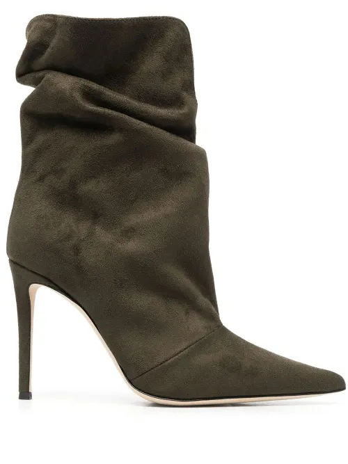 Bottes en daim à bout pointu - Giuseppe Zanotti - Modalova