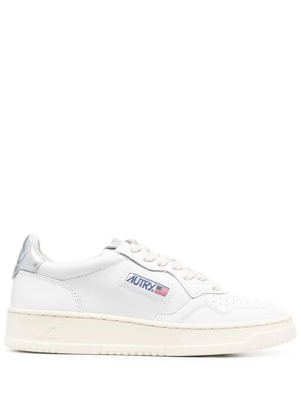 

Autry tenis con agujetas y parche del logo - Blanco