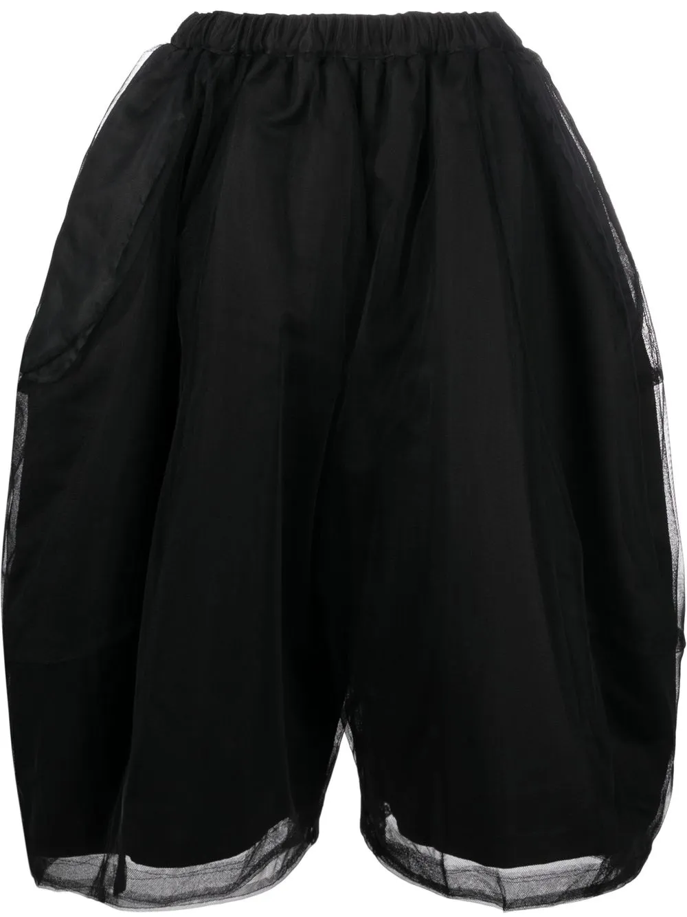 

Comme Des Garçons Comme Des Garçons wide-leg cropped trousers - Black