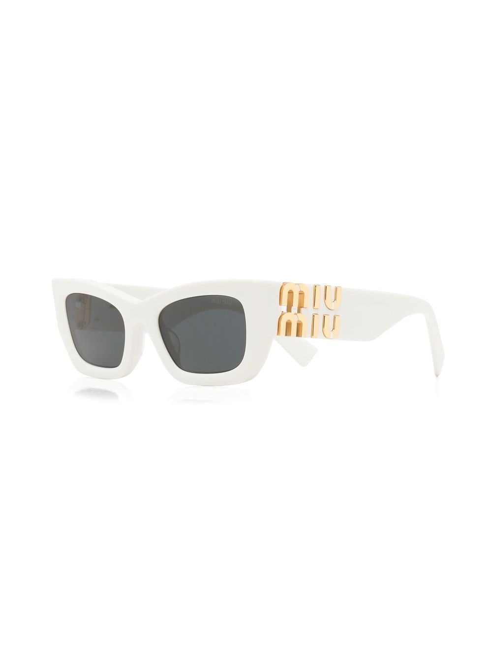 142センチレンズ高さmiumiu ミュウミュウ SOLE Sunglasses 15H-09S ソルサングラス グリーンフレーム グラデーションレンズ メタルサイドロゴ アイウェア
