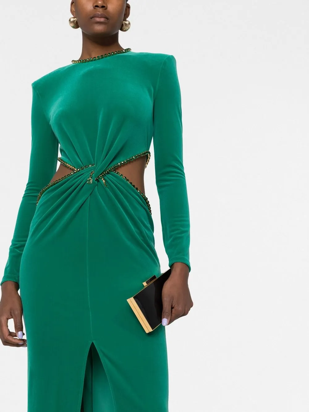 Elisabetta franchi green on sale dress