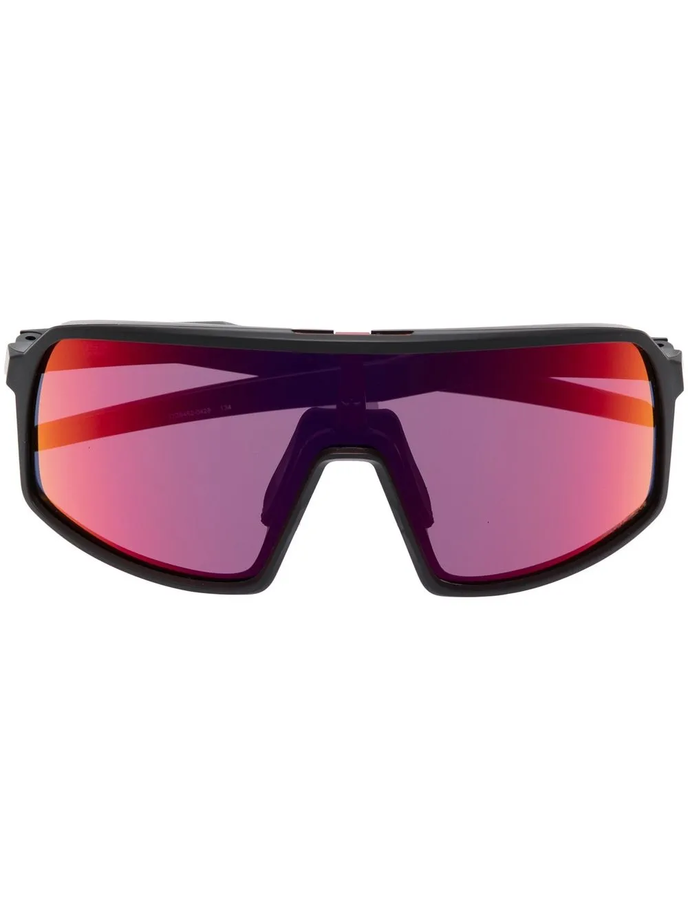 

Oakley oversize-frame mirrored sunglasses - Black