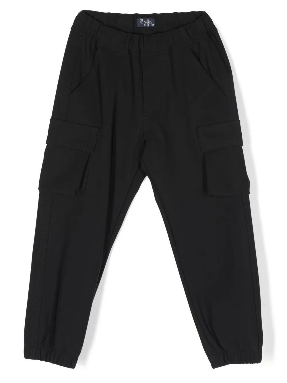 

Il Gufo elasticated cargo trousers - Black