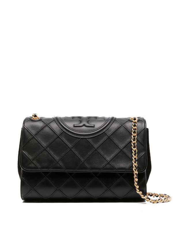 Tory Burch Fleming Quilted Leather Shoulder Bag - Farfetch