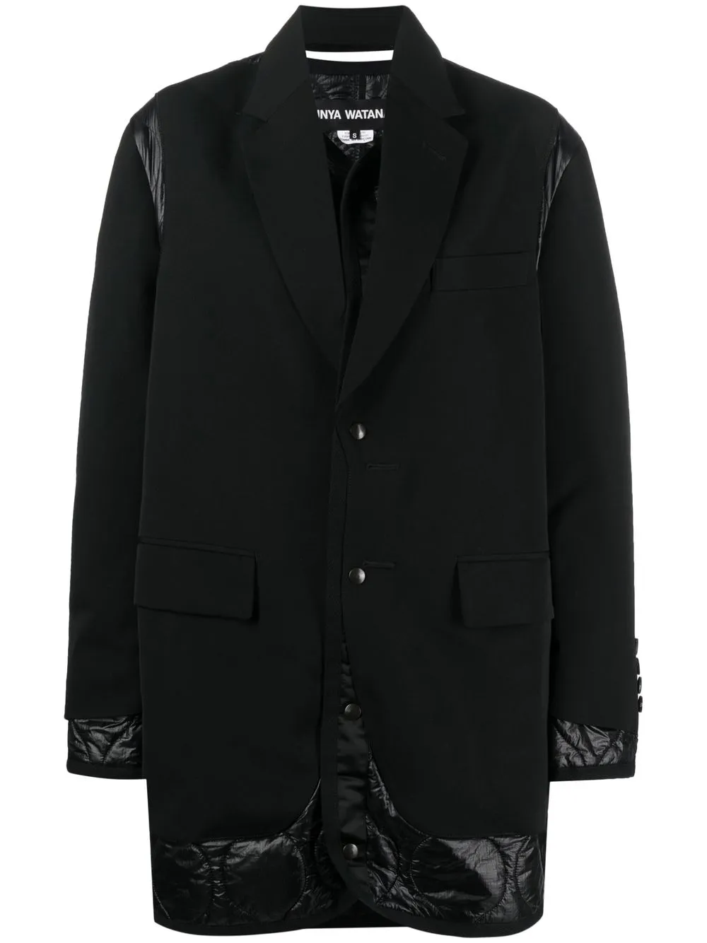 

Junya Watanabe layered-design wool jacket - Black