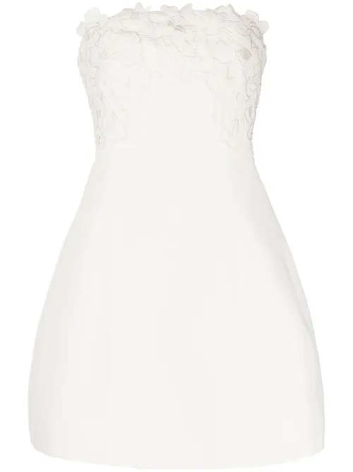 Robe courte Elena à fleurs appliquées - Sachin & Babi - Modalova