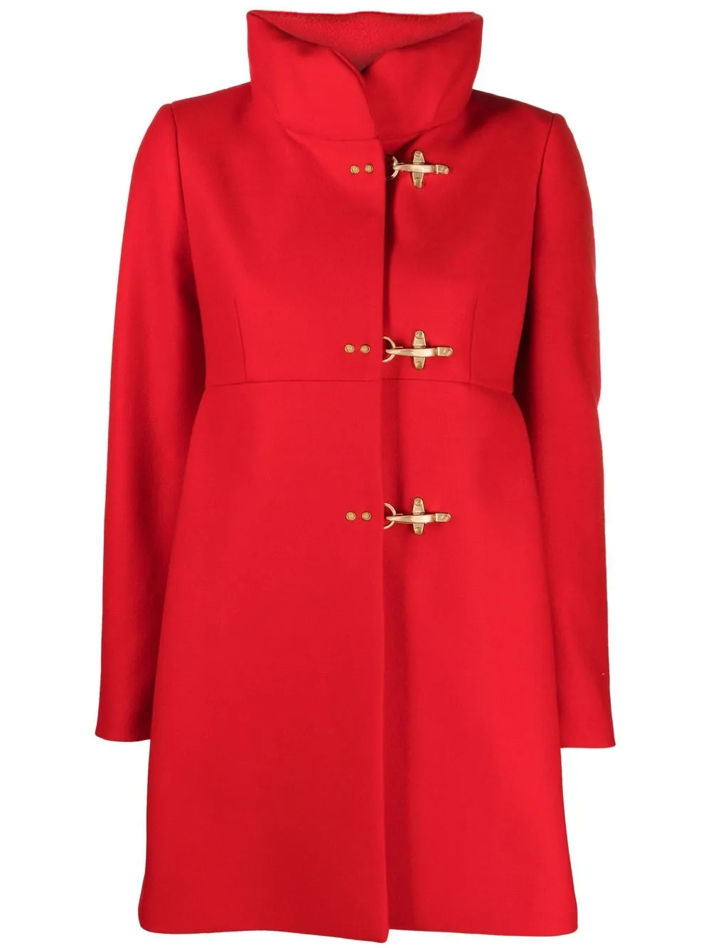 

Fay toggle-fastening coat - Red