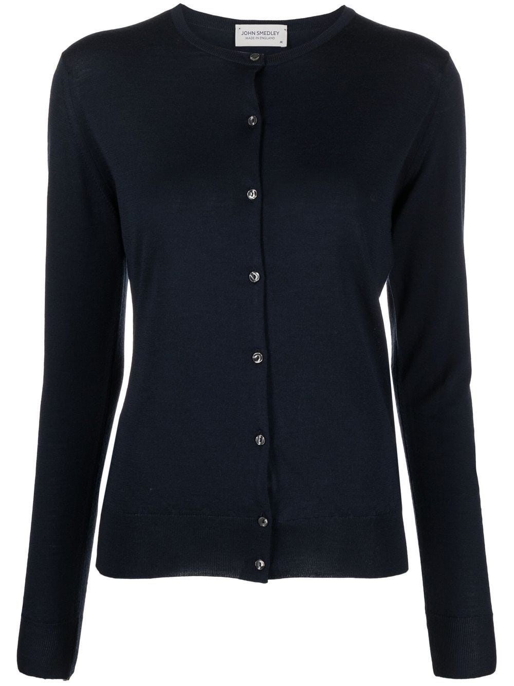 Image 1 of John Smedley Pansy button-up knitted cardigan