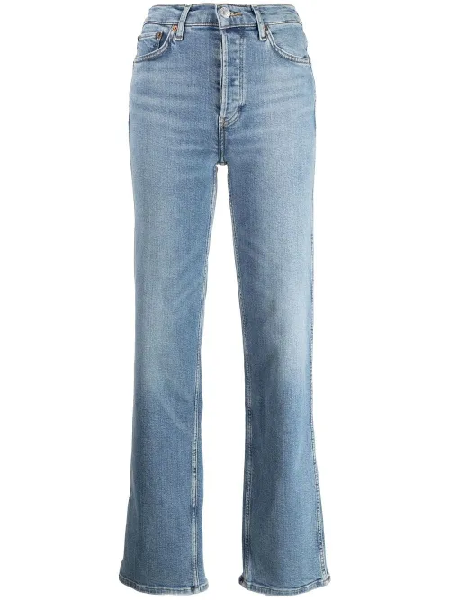Jean droit à taille haute - RE/DONE - Modalova