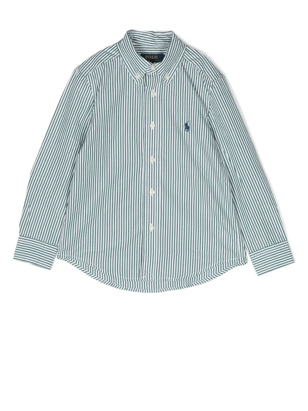 

Ralph Lauren Kids striped long-sleeve shirt - Green