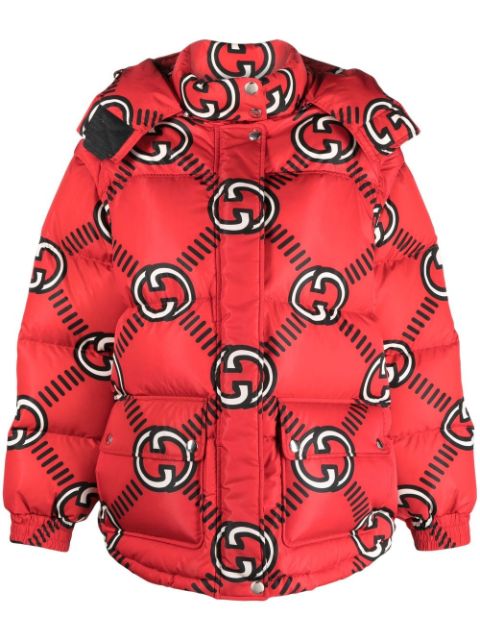 Gucci Interlocking G padded coat