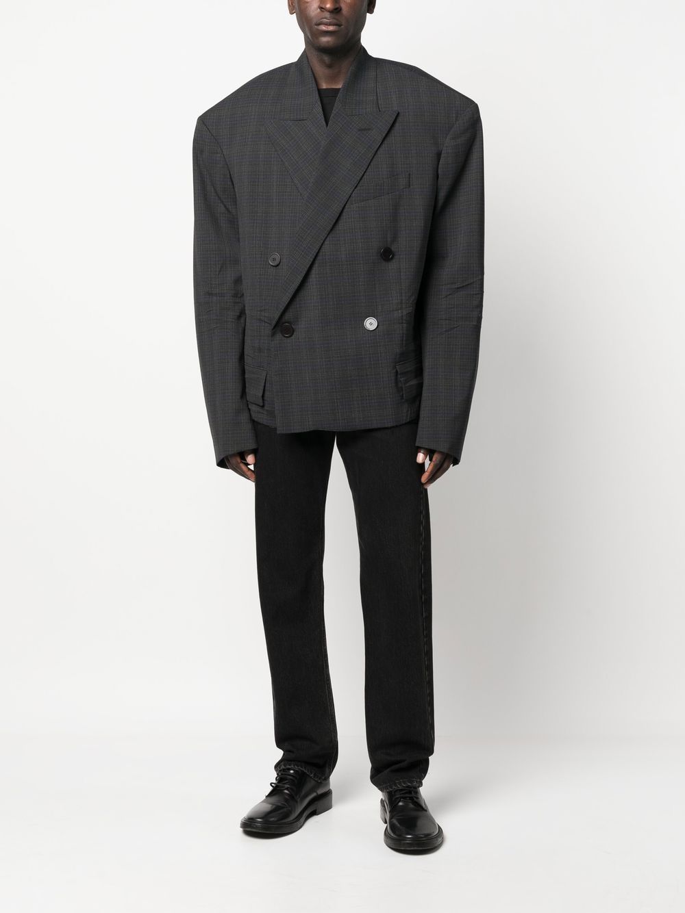 Balenciaga peak-lapel double-breasted Blazer - Farfetch