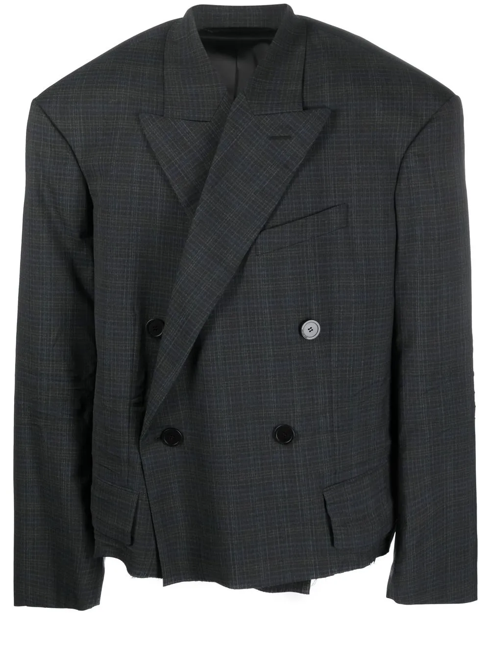 

Balenciaga peak-lapel double-breasted blazer - Black