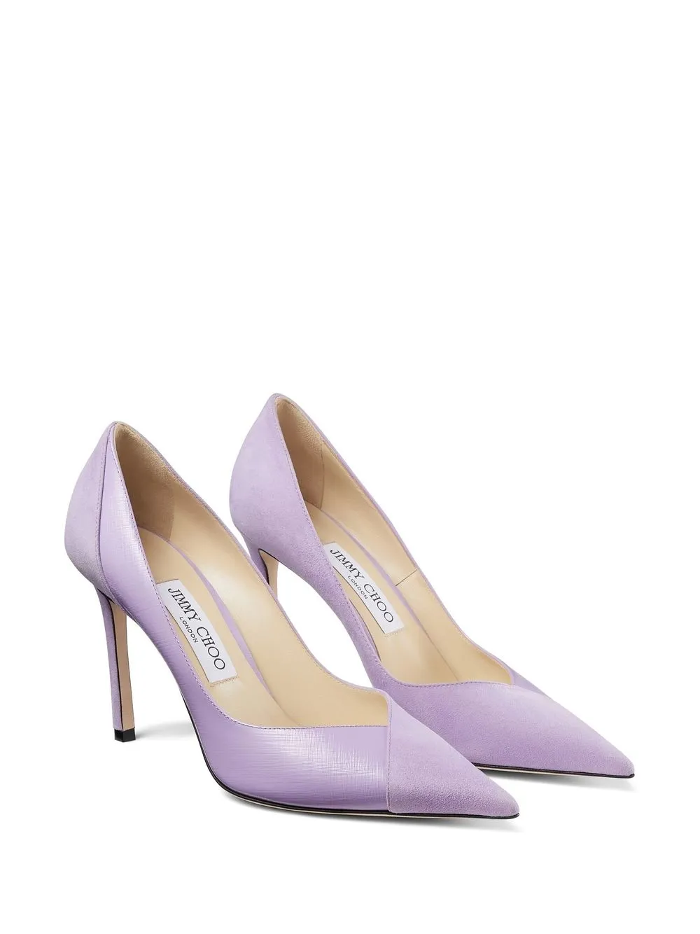Jimmy Choo Cass pumps met puntige neus - Paars