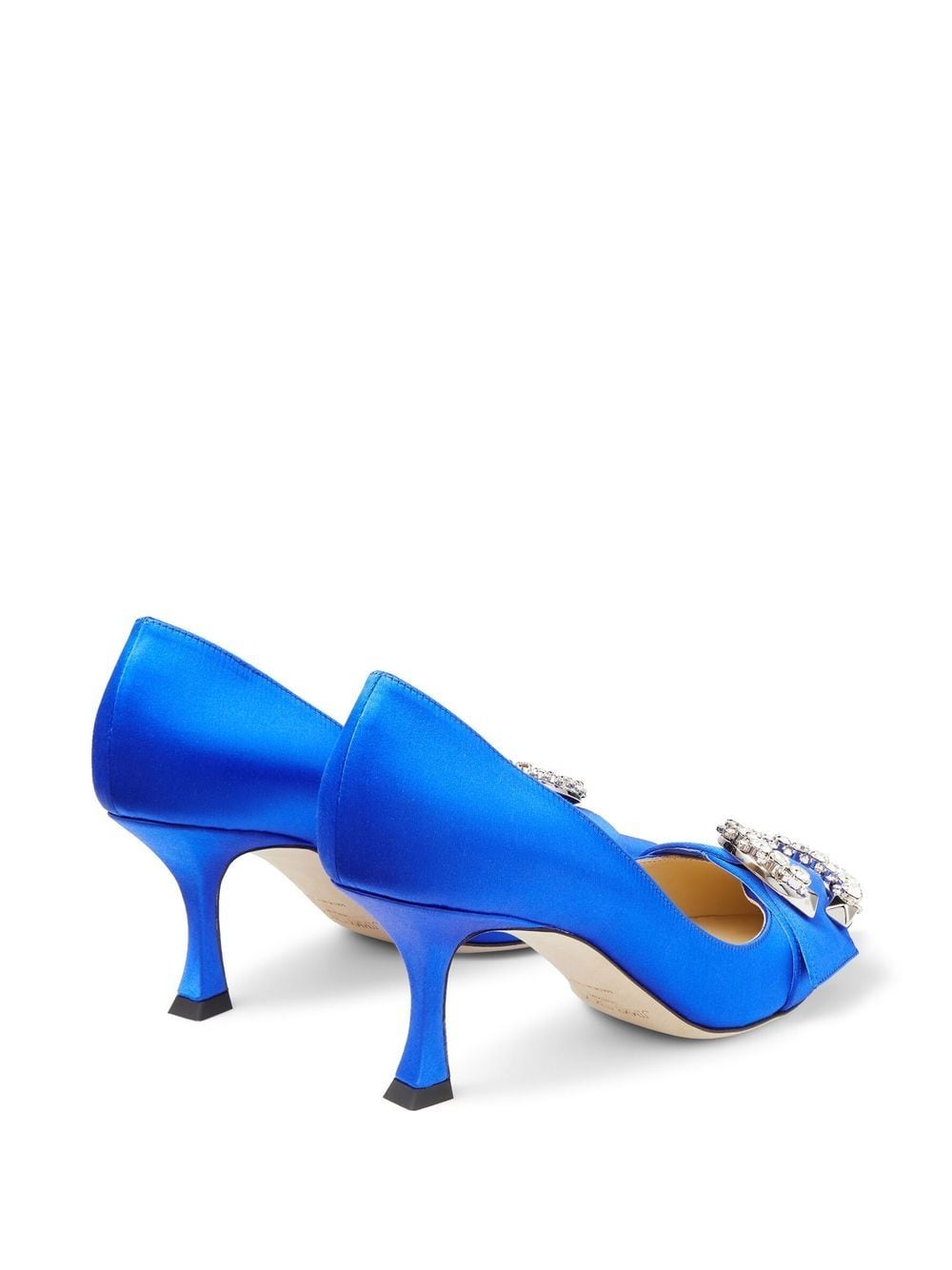 Shop Jimmy Choo 70mm Melva Pointed Toe Pumps In Blue