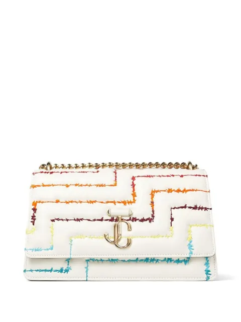 Jimmy Choo Varenne embroidered shoulder bag