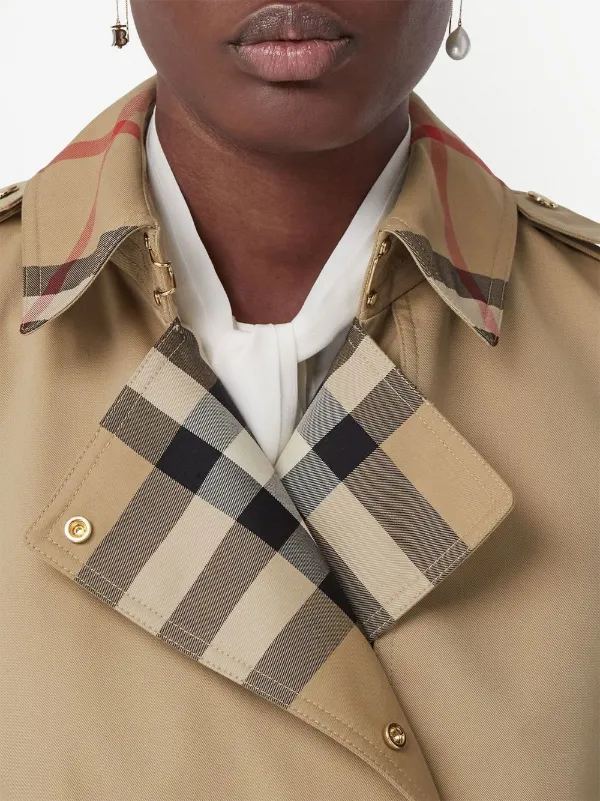 Burberry hot sale check trench