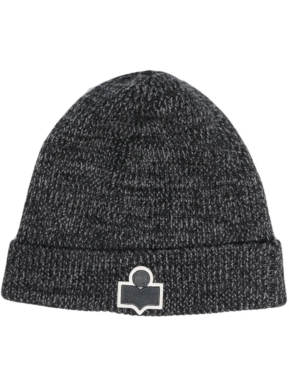 

Isabel Marant gorro con parche del logo - Gris