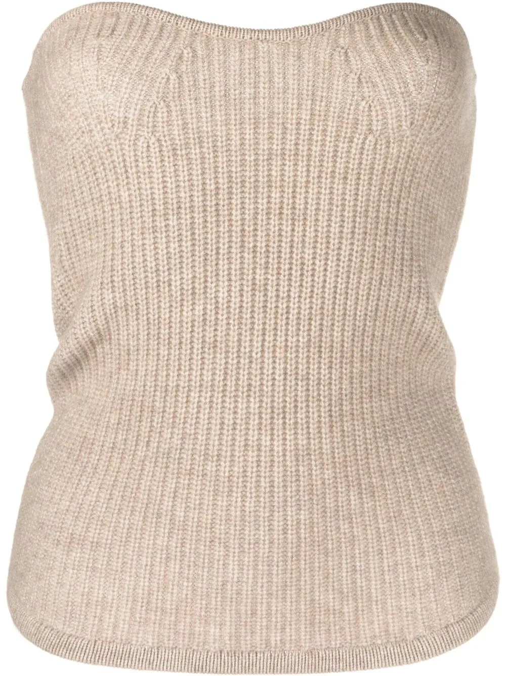 

Isabel Marant top tejido de canalé - Neutro
