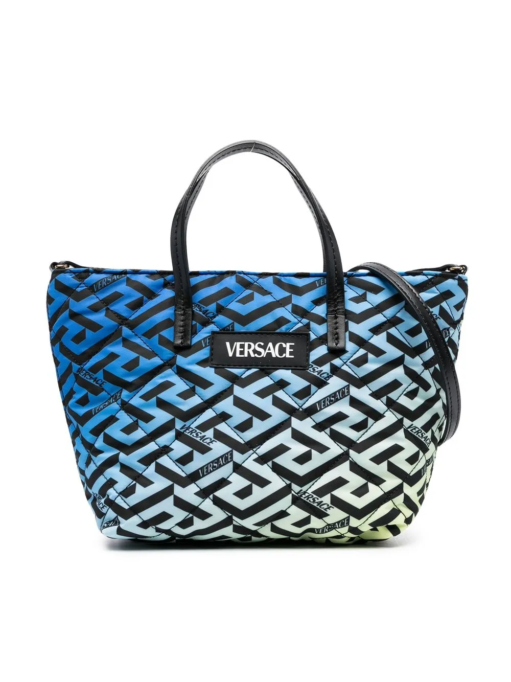 

Versace Kids tote con motivo La Greca - Amarillo