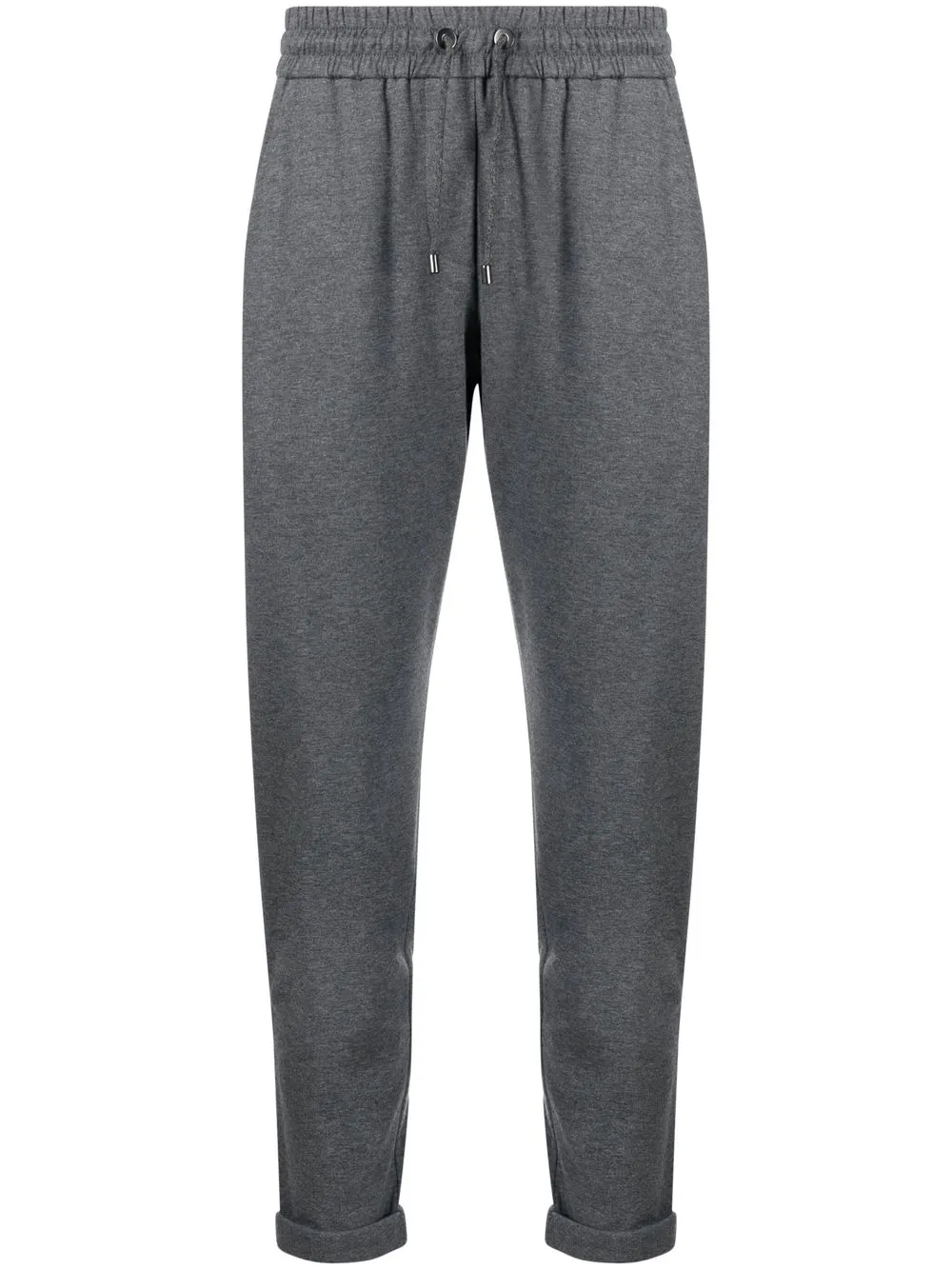 

Brunello Cucinelli drawstring cropped track pants - Grey