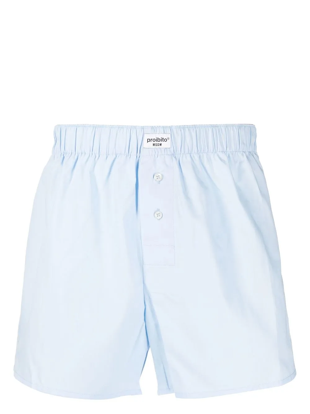 

MSGM Proibitio logo-patch briefs - Blue