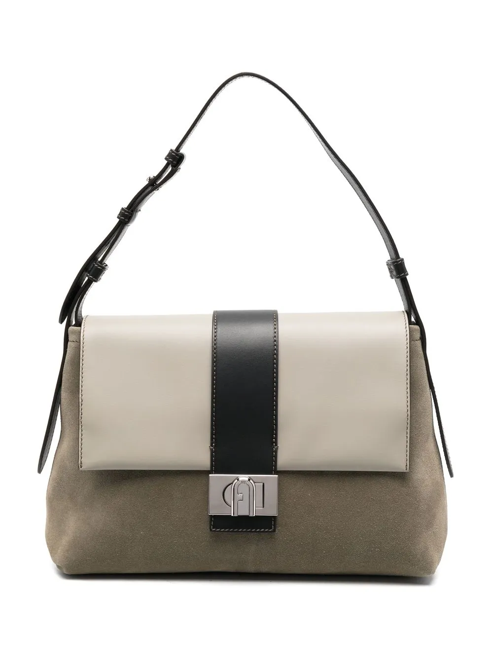 

Furla bolsa de hombro Charlotte - Gris