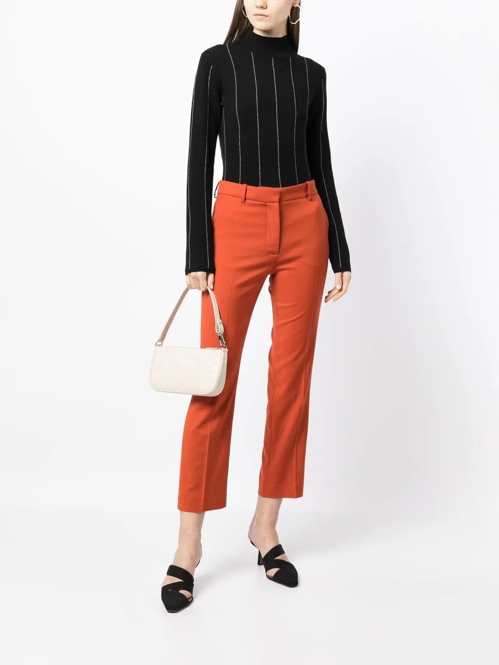JOSEPH Straight broek - Oranje