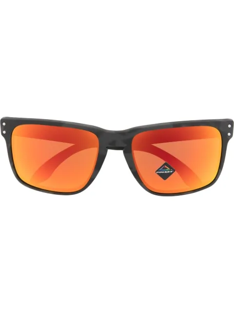 Oakley mirrored wayfarer-frame sunglasses