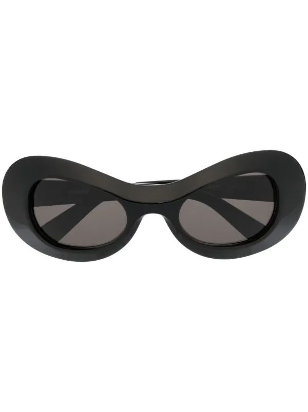 AMBUSH サングラス Ambush Eyewear オーバルフレーム サングラス | ブラック