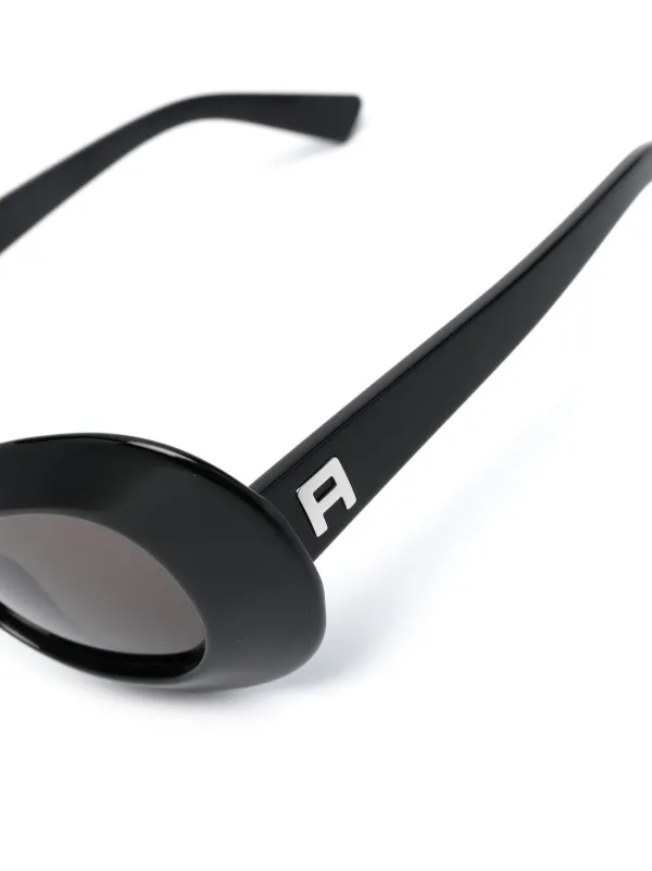 Ambush Eyewear オーバルフレーム サングラス | ブラック | FARFETCH JP