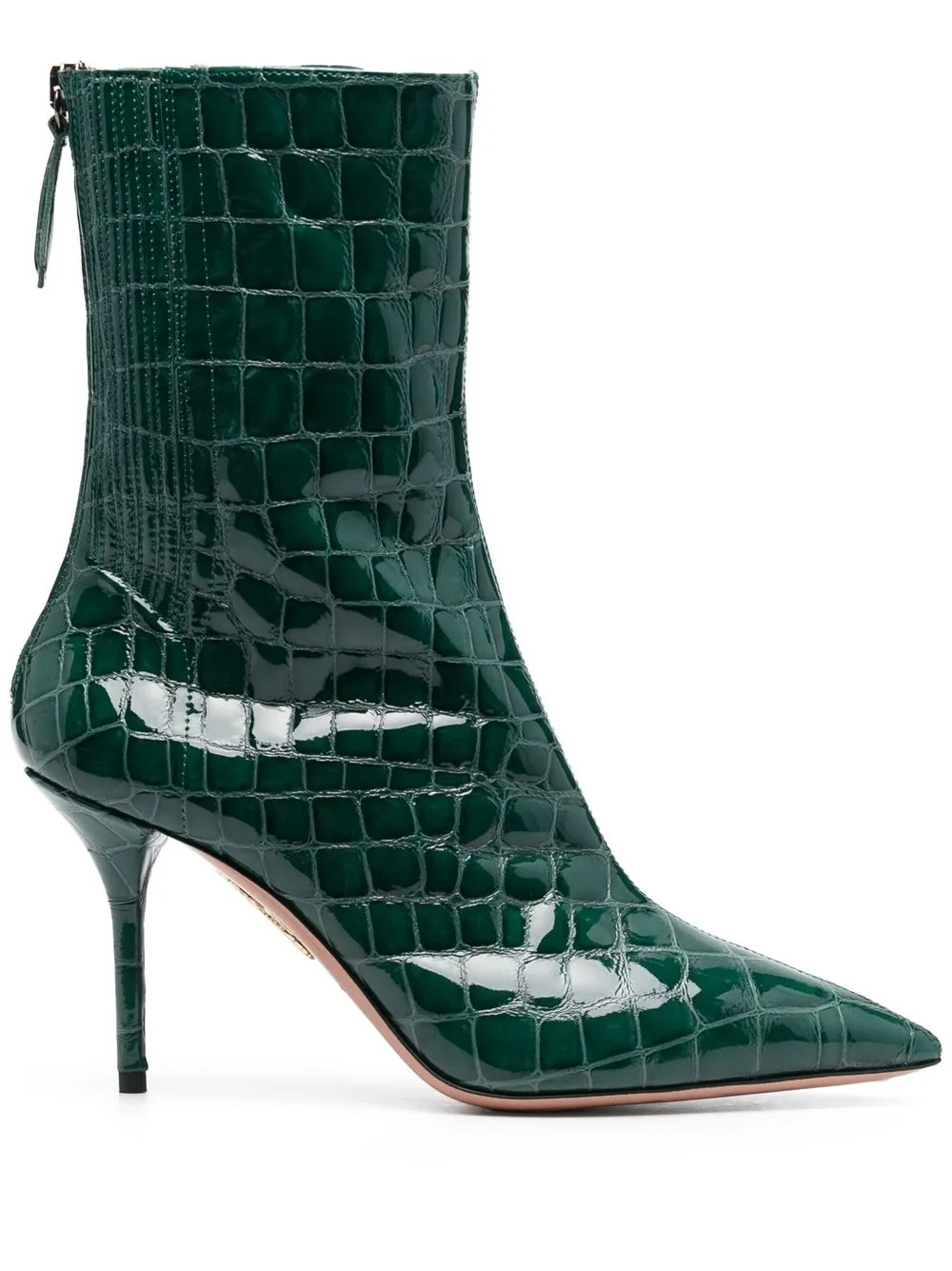 

Aquazzura botas Saint Honoré con tacón de 85mm - Verde